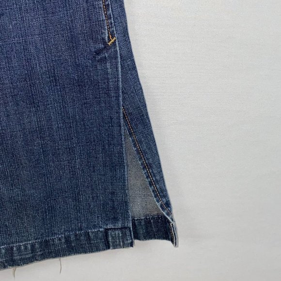 7 For all Mankind Flare Slit Side Hem Jeans 30 - Picture 4 of 10